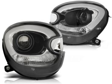 Scheinwerfer LED Tagfahrlicht Optik für Mini R60 R61 Bj. 10-14 Schwarz LTI